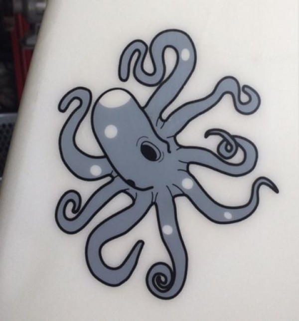 OTTO - Octopus Surfboard Magnetic Bottle Opener